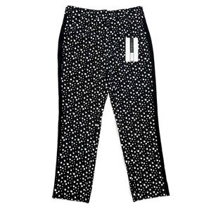 Sportmax code Black & White Polka Dot Trousers pants NEW business casual ankle